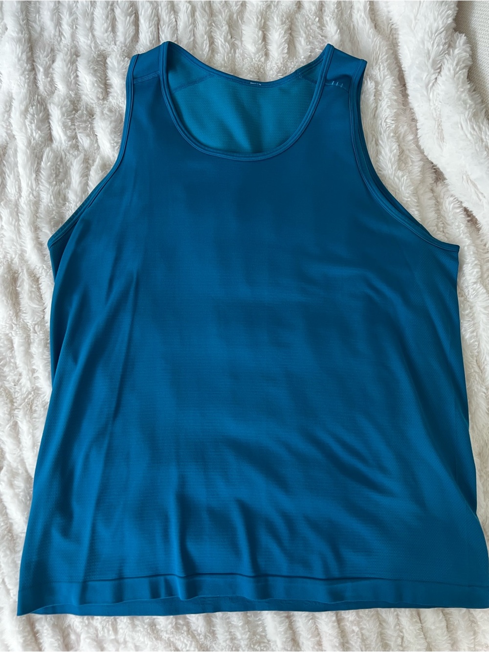 Lululemon Blue Sleeveless Athletic Tank Top - Lightweight Performance-Men’s XL